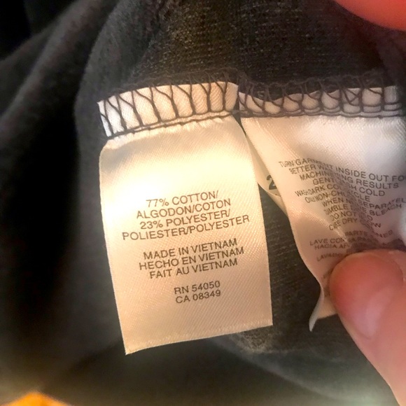 Velour Zip Jacket. Jones NY Woman. Grey. Cinch collar. Button pockets. Size 1X. - Picture 6 of 6